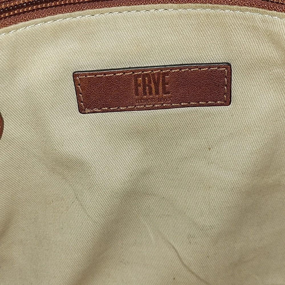 Frye Classic Brown Leather Crossbody Bag